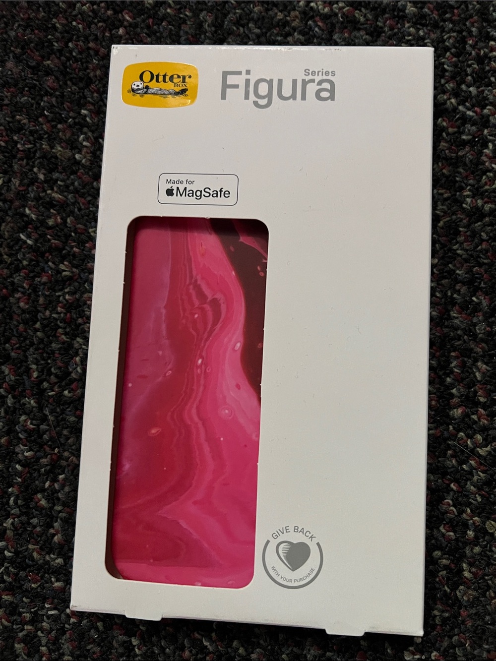 OtterBox Figura Series MagSafe Case - iPhone 13 Pro Max - Pink Marble Swirl
